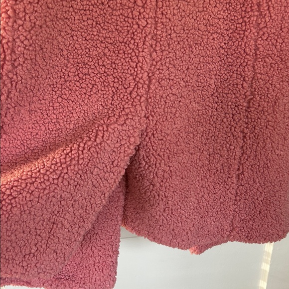 Pink J Crew Teddy Pea Coat - Picture 4 of 7